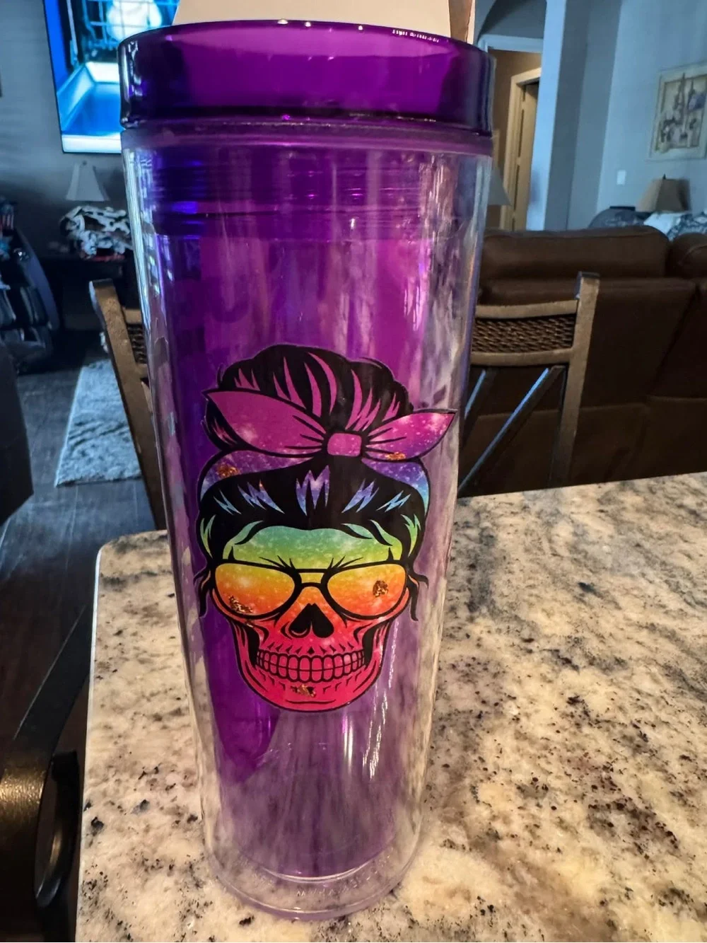 Hand Crafted vibrant purple